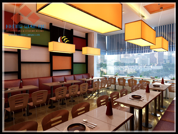Thiết kế nội thất Tầng 2 - Nhà hàng Hàn Quốc Katsu House